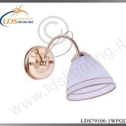 Applique murale (ampoule) – 1× douille E27 – en verre – Luci Del Sole