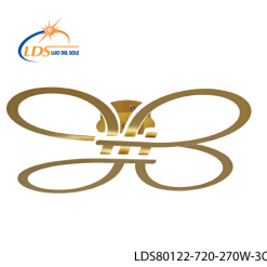 Luminaire décoratif – LED 270W – finition or