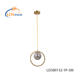 Suspension décorative 1 lampe – 1× douille E27 – en verre – Luci Del Sole