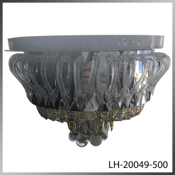 Plafonnier LED en cristal – Douille E14 (petit culot)