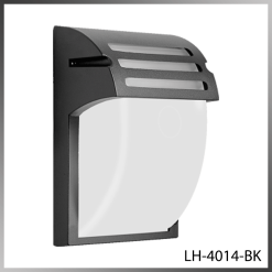 Luminaire extérieur (ampoule) – 1× douille E27 – finition noir