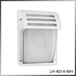 Luminaire extérieur (ampoule) – 1× douille E27 – finition blanc