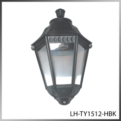 Luminaire extérieur (ampoule) – Douille E27 – finition noir