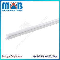 Réglette LED (batten) en saillie – LED 18W – Blanc chaud (3000K)