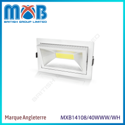 Projecteur LED – LED 40W – orientable – finition blanc