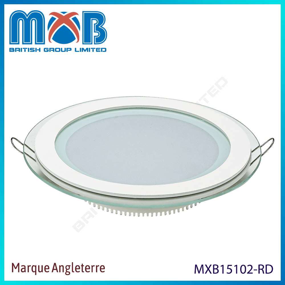 Luminaire LED – LED 24W – en verre – finition blanc