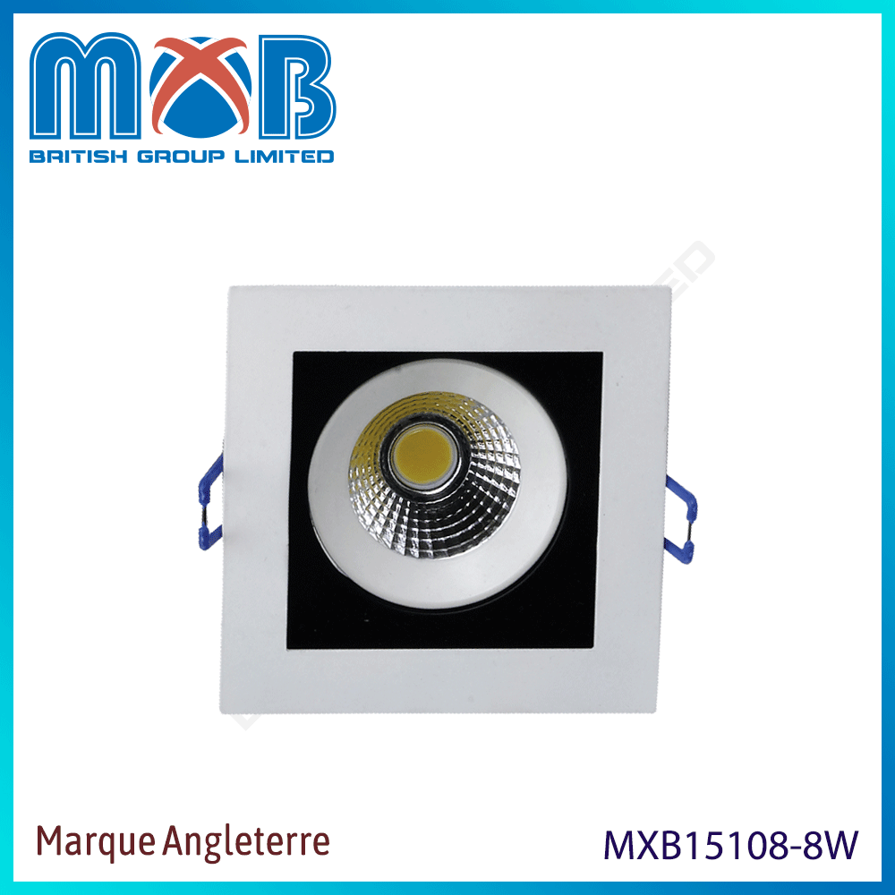 Luminaire LED – Blanc froid (6000–6500K) – finition blanc
