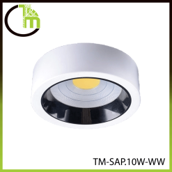 Spot LED COB – LED 10W – Blanc chaud (3000K) – finition blanc – TM
