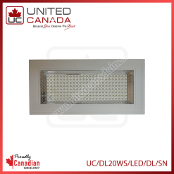 Downlight LED (modèle classique) – LED 20W – finition nickel satiné – United Canada Inc.