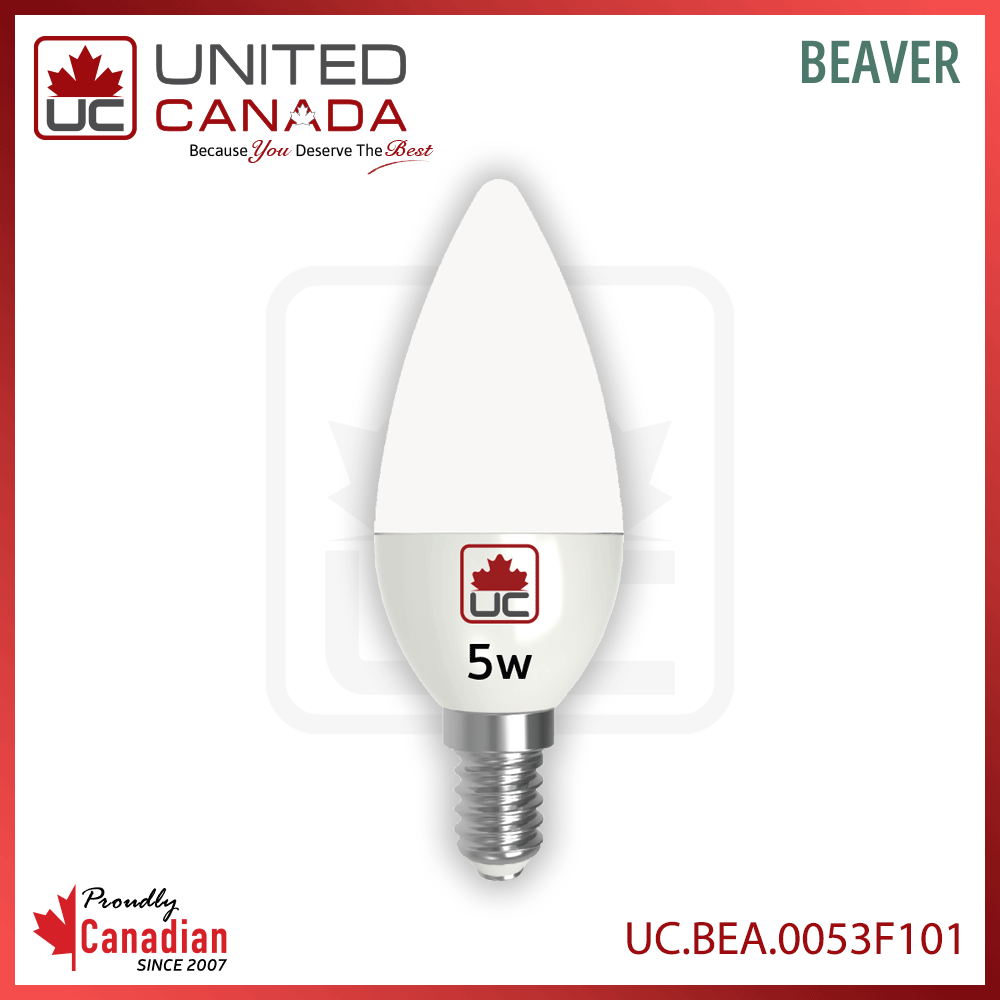 Ampoule LED – LED 5W – Douille E14 (petit culot) – Blanc chaud (3000K)