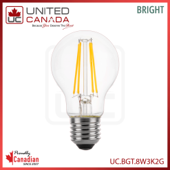 Ampoule filament LED – LED 8W – Douille E27 – Blanc chaud (3000K)