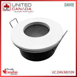 Supports spot (fittings) – finition blanc – United Canada Inc.