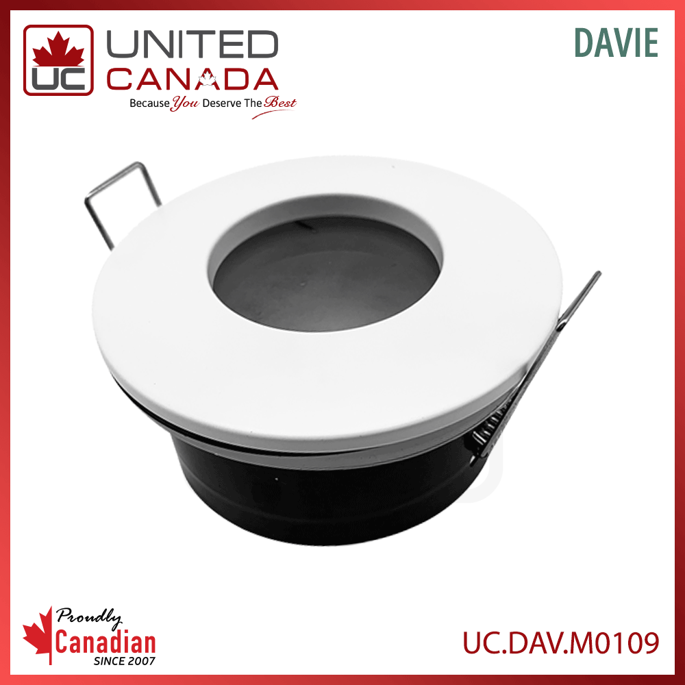 Supports spot (fittings) – finition blanc – United Canada Inc.
