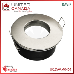 Supports spot (fittings) – finition nickel satiné – United Canada Inc.