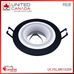 Supports spot (fittings) – finition noir