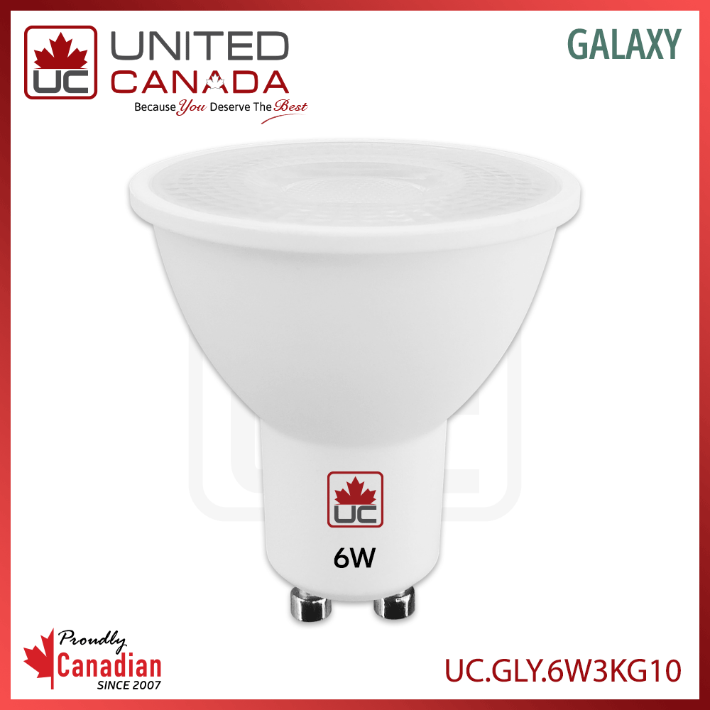 Ampoule spot LED – LED 6W – Blanc chaud (3000K) – finition blanc