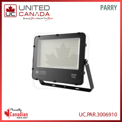 Projecteur LED – LED 300W – finition noir – United Canada Inc.