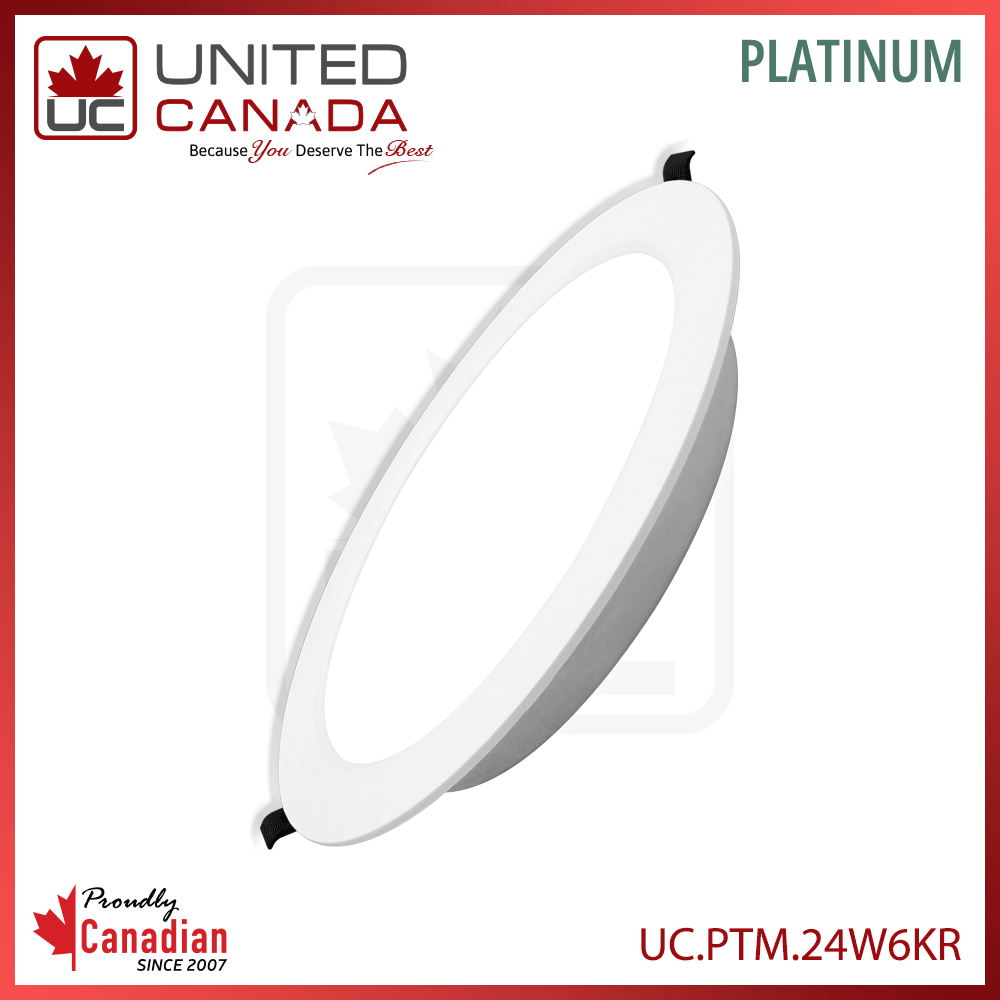 Downlight LED plat – LED 24W – Blanc froid (6000–6500K)