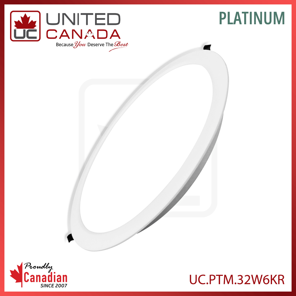 Downlight LED plat – LED 32W – Blanc froid (6000–6500K)