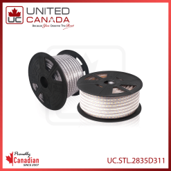 Ruban LED (rouleau 50 m) – Blanc chaud (3000K) – United Canada Inc.