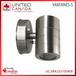 Luminaire extérieur (ampoule) – finition nickel satiné