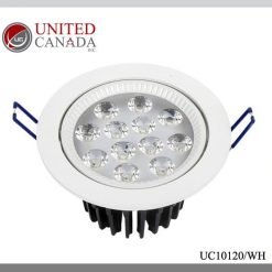 Luminaire LED – LED 12W – finition blanc – United Canada Inc.