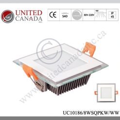 Luminaire LED – LED 8W – en verre